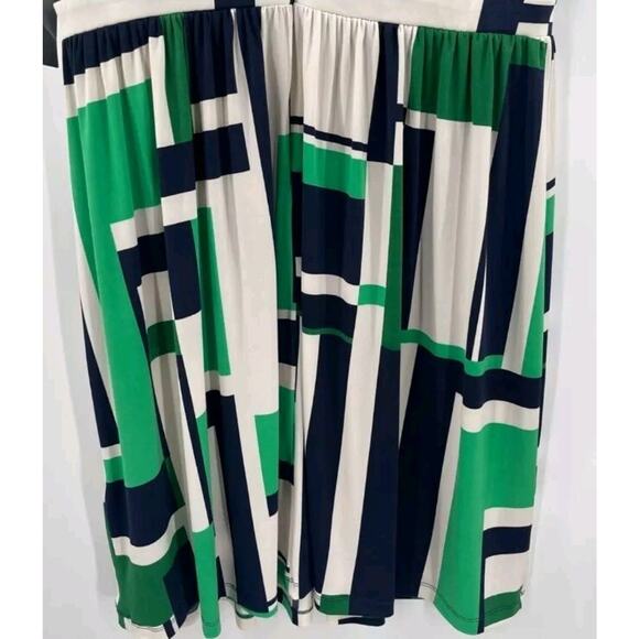 Maggy London Women’s Shift Dress Size 14 Multicolor Green Business Casual - Picture 6 of 8